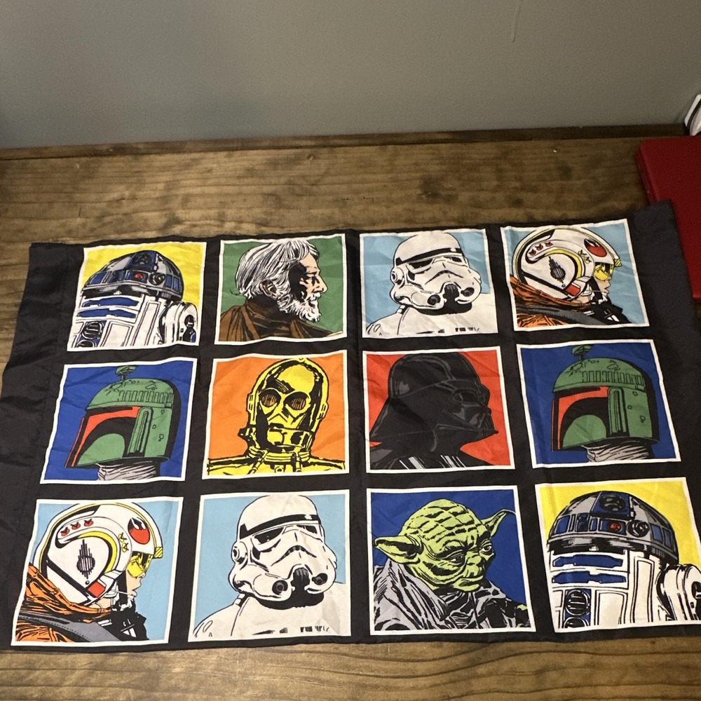 Jay Franco & Sons Star Wars Standard Pillowcase 20x30 Polyester Vintage